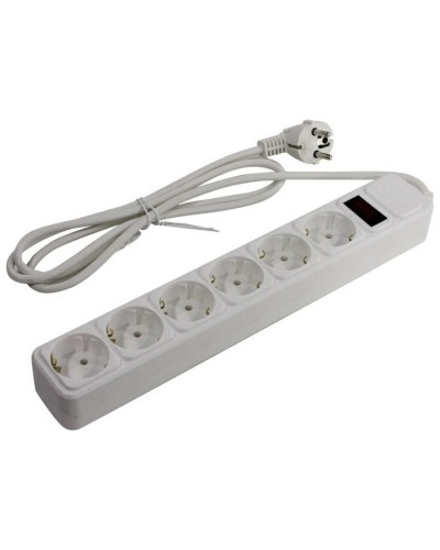 SP6W-118. Сетевой фильтр 6 розеток, 1.8м, белый. 5bites в Керчи
