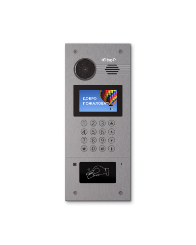 AA-07FB SILVER. Вызывная панель IP-домофона. BAS-IP в Керчи