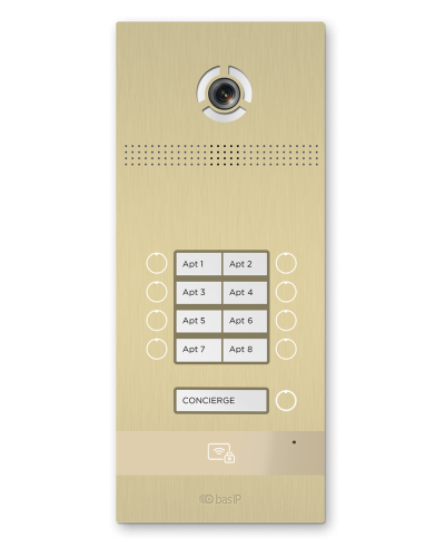 BI-08FB GOLD. Вызывная панель IP-домофона. BAS-IP в Керчи