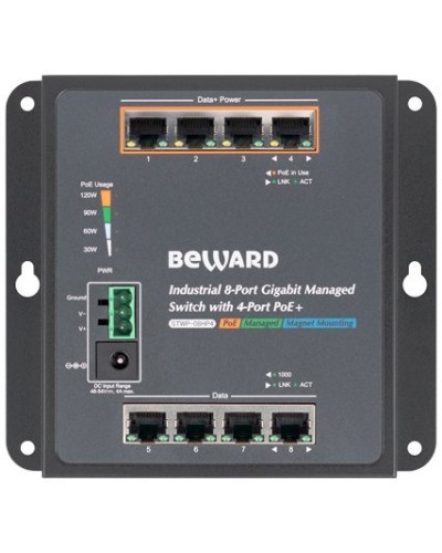 STWP-08HP4. Коммутатор 8-портовый. Beward в Керчи