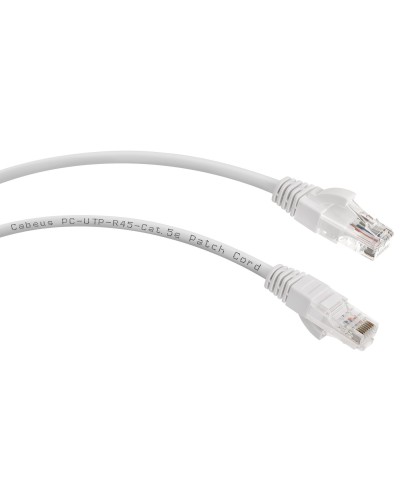 PC-UTP-RJ45-Cat.5e-0.15m-WH-LSZH (9486c), белый. Патч-корд медный. CABEUS в Керчи