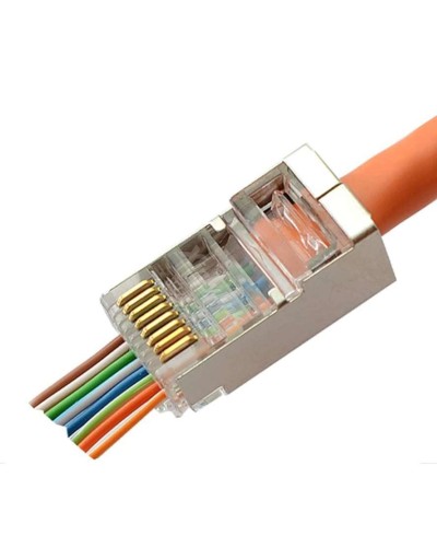 8P8C-SH-FC (100 шт) (10796c). Разъем RJ-45. CABEUS в Керчи