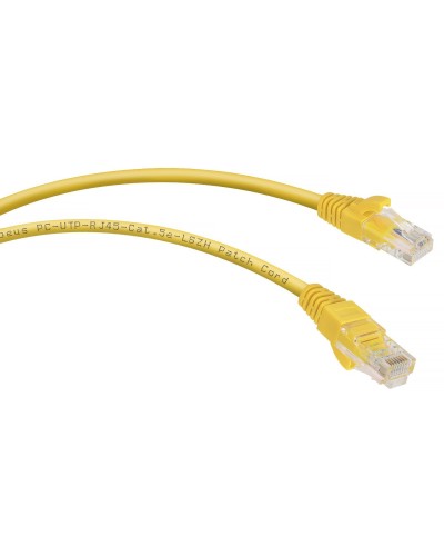 PC-UTP-RJ45-Cat.5e-0.5m-YL-LSZH (9496c), желтый. Патч-корд медный. CABEUS в Керчи