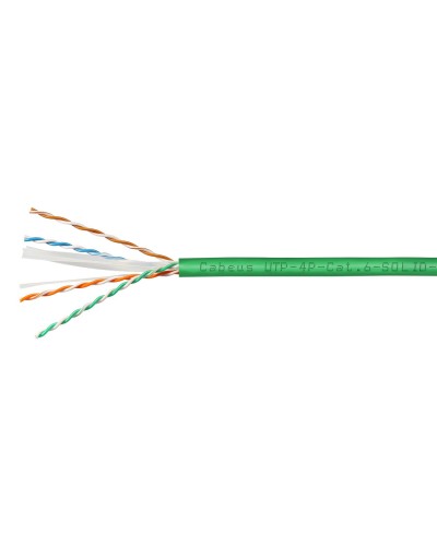 UTP-4P-Cat.6-SOLID-LSLTx-GN-100 (11139c-5). Кабель «витая пара» (LAN) для структурированных систем связи. CABEUS в Керчи