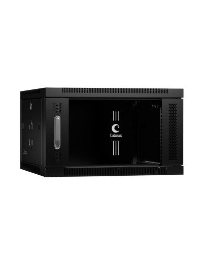 SH-05F-6U60/45-BK (8598c). Шкаф телекоммуникационный 19 настенный 6U. CABEUS в Керчи