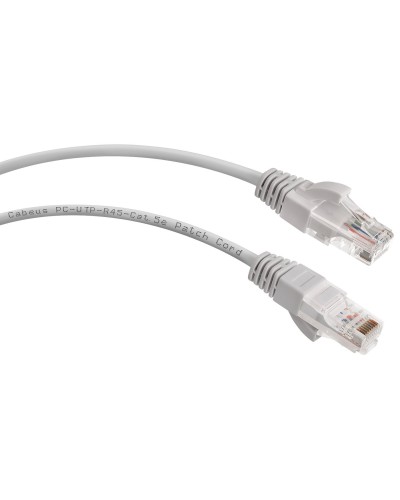 PC-UTP-RJ45-Cat.5e-0.15m (8984c), серый. Патч-корд медный. CABEUS в Керчи