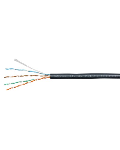 UTP-4P-Cat.5e-SOLID-LSZH-BK (9781c). Кабель «витая пара» (LAN) для структурированных систем связи. CABEUS в Керчи