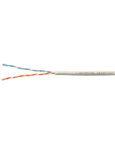 UTP-2P-Cat.5e-SOLID-LSZH-GY-500 (11213c). Кабель «витая пара» (LAN) для структурированных систем связи. CABEUS в Керчи