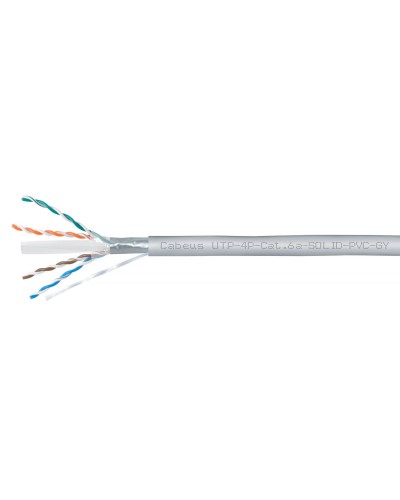 UTP-4P-Cat.6a-SOLID-PVC-GY (11373c). Кабель «витая пара» (LAN) для структурированных систем связи. CABEUS в Керчи