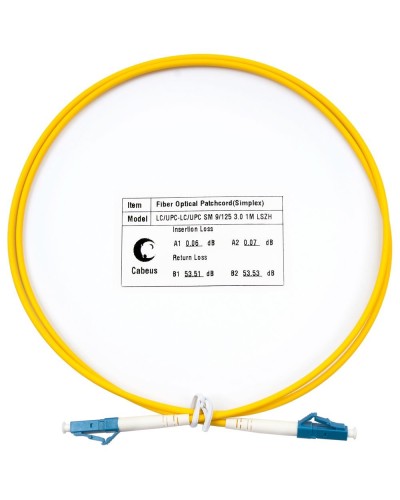 FOP(s)-9-LC-LC-0,5m (8807c). Патч-корд оптический. CABEUS в Керчи