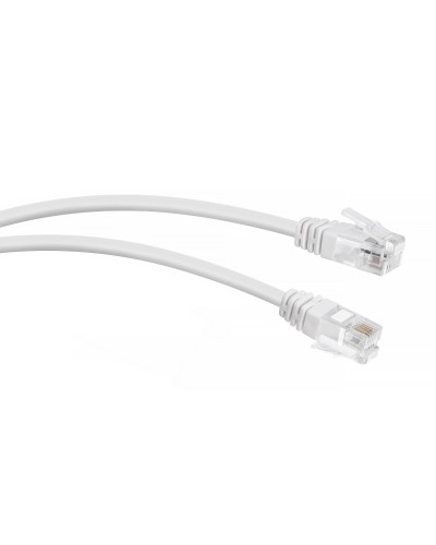 PC-TEL-RJ12-3m (7890c), белый. Патч-корд медный. CABEUS в Керчи