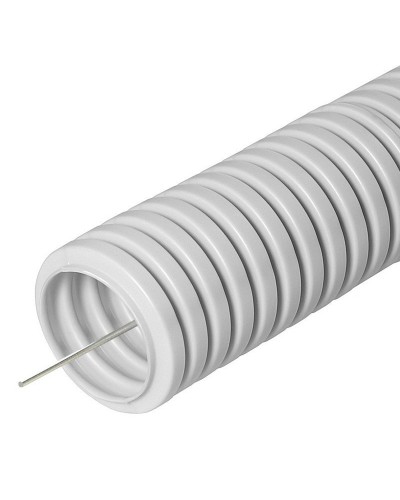FCPL-20-PVC-100-1-GY (11228c): Труба гофрированная гибкая, лёгкая с протяжкой в Керчи