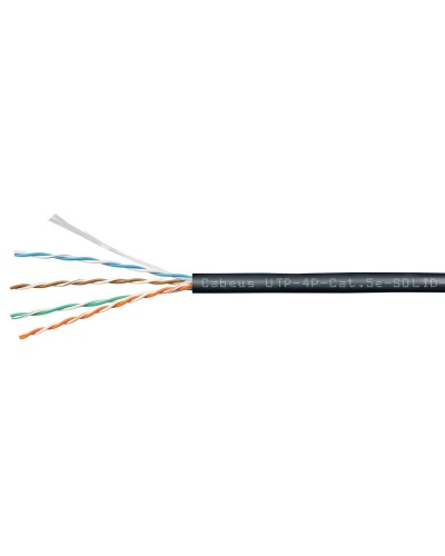 UTP-4P-Cat.6-SOLID-OUT-LSZH-UV-100 (9641c-5). Кабель «витая пара» (LAN) для структурированных систем связи. CABEUS в Керчи