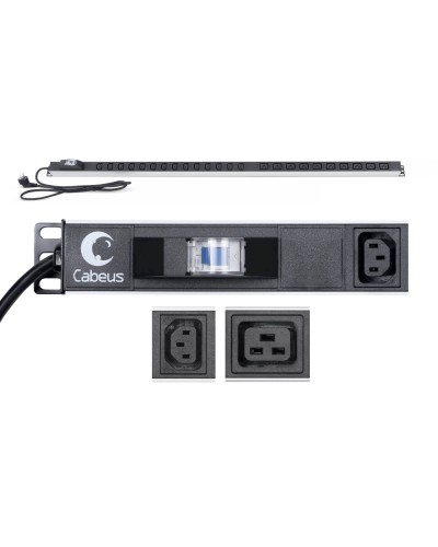 PDU-16-14C13-10C19-B-C14 (9553c). Блок розеток. CABEUS в Керчи