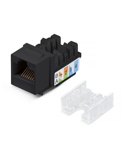 KJ-RJ45-Cat.5e-90-SW-BK (10101c): Вставка Keystone Jack RJ-47 в Керчи
