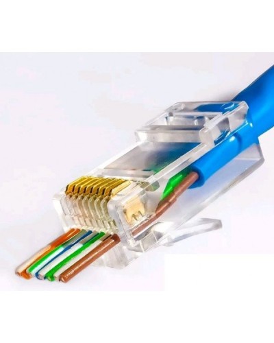 8P8C-C6-FC (100 шт) (10795c). Разъем RJ-45. CABEUS в Керчи