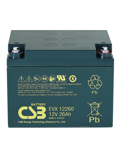 CSB EVX 12260. Аккумулятор герметичный свинцово-кислотный. CSB в Керчи