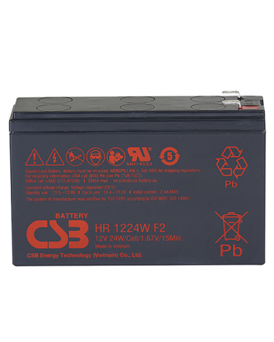 CSB HR 1224W F2 F1. Аккумулятор герметичный свинцово-кислотный. CSB в Керчи