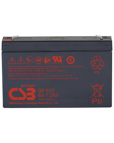 CSB GP 672. Аккумулятор герметичный свинцово-кислотный. CSB в Керчи