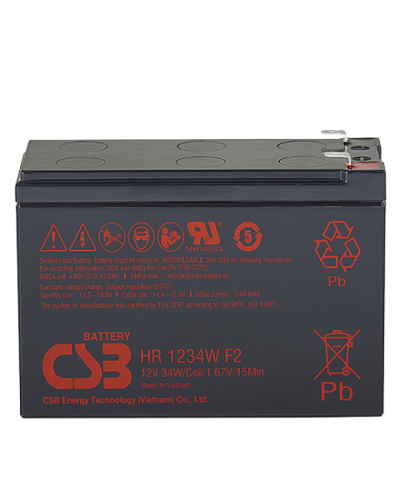 CSB HR 1234W. Аккумулятор герметичный свинцово-кислотный. CSB в Керчи