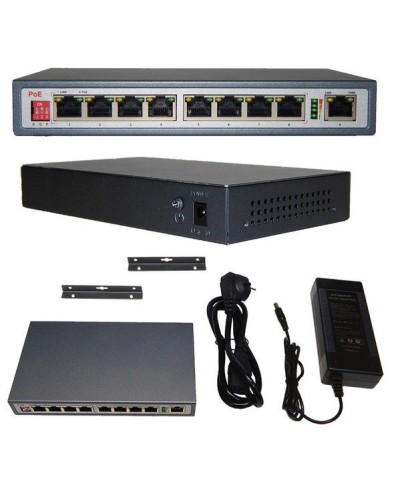 CO-SWP9C. Коммутатор 8-портовый  Gigabit Ethernet с PoE. ComOnyx в Керчи