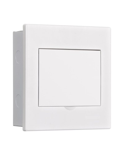 Корпус ЩРВ-М 6 модулей IP41 встраиваемый белая дверь (31101DEK). Корпус пластиковый. DEKraft в Керчи