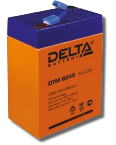 Delta DTM 6045. Аккумулятор герметичный свинцово-кислотный. Delta в Керчи