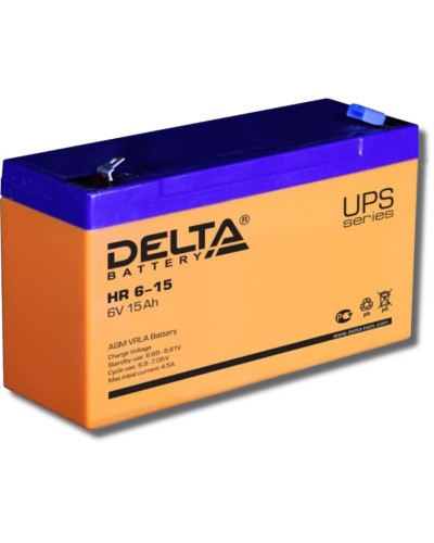 Delta HR 6-15. Аккумулятор герметичный свинцово-кислотный. Delta в Керчи