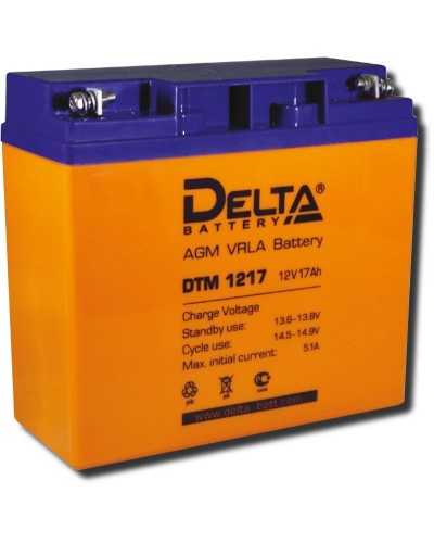 Delta DTM 1217. Аккумулятор герметичный свинцово-кислотный. Delta в Керчи