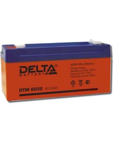 Delta DTM 6032. Аккумулятор герметичный свинцово-кислотный. Delta в Керчи