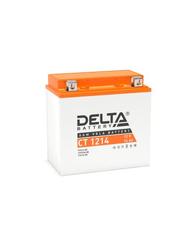Delta CT 1214. Аккумулятор герметичный свинцово-кислотный стартерный. Delta в Керчи