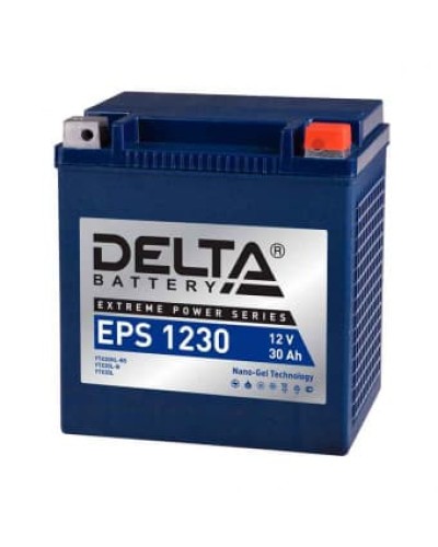 Delta EPS 1230. Аккумулятор герметичный свинцово-кислотный стартерный. Delta в Керчи