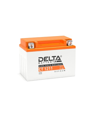 Delta CT 1211. Аккумулятор герметичный свинцово-кислотный стартерный. Delta в Керчи