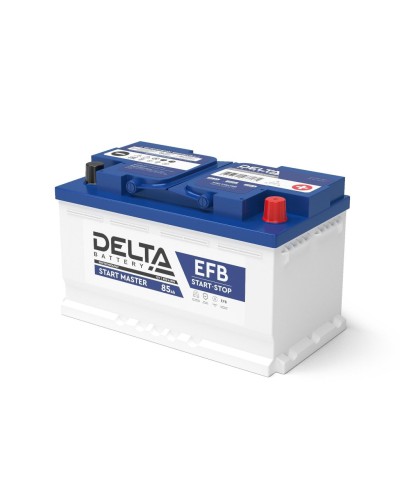 Delta START MASTER EFB 1285 (85 Ah). Аккумулятор автомобильный герметичный свинцово-кислотный. Delta в Керчи