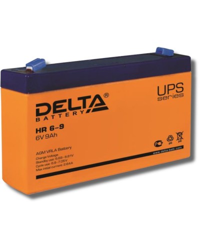 Delta HR 6-9. Аккумулятор герметичный свинцово-кислотный. Delta в Керчи