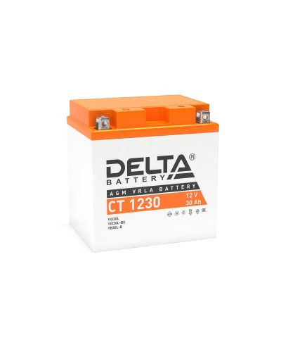 Delta CT 1230. Аккумулятор герметичный свинцово-кислотный стартерный. Delta в Керчи