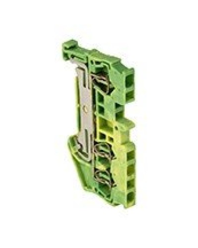 JXB-ST-2.5 3-проводная, земля, желто-зеленная (plc-jxb-st-2.5-3-pen). Колодка клеммная пружинная. EKF в Керчи