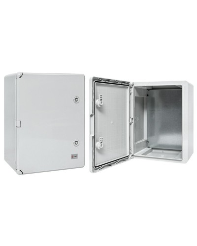 Бокс пластиковый с монтажной платой 500х400х180 IP65 PROxima (PB65MP006). Бокс пластиковый антивандальный. EKF в Керчи