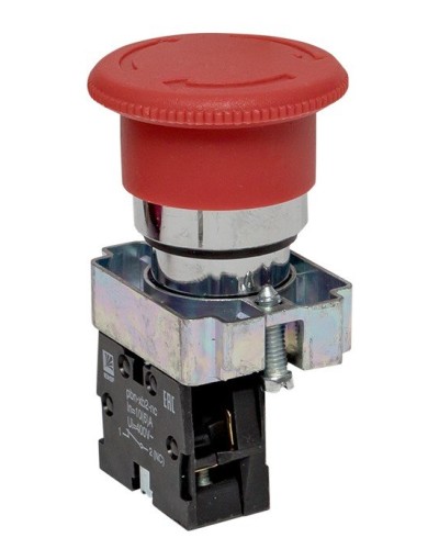BS542 поворотная красная грибок NC (xb2-bs542). Кнопка поворотная красная грибок. EKF в Керчи