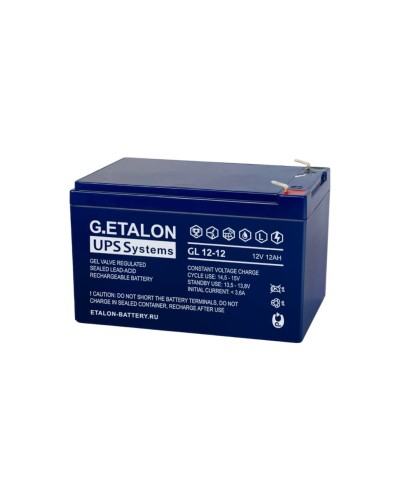 G.ETALON GL 12-12. Аккумулятор герметичный свинцово-кислотный. ETALON в Керчи