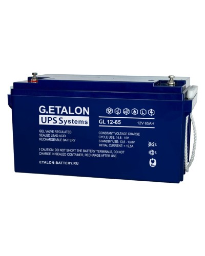 G.ETALON GL 12-65. Аккумулятор герметичный свинцово-кислотный. ETALON в Керчи