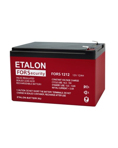 ETALON FORS 1212. Аккумулятор герметичный свинцово-кислотный. ETALON в Керчи