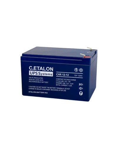 C.ETALON CHR 12-12. Аккумулятор герметичный свинцово-кислотный. ETALON в Керчи