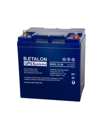 B.ETALON BHRL 12-28. Аккумулятор герметичный свинцово-кислотный. ETALON в Керчи