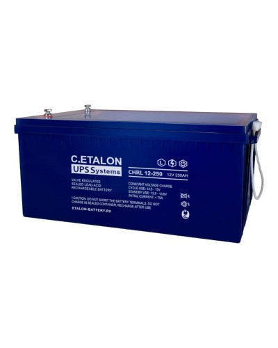 C.ETALON CHRL 12-250. Аккумулятор герметичный свинцово-кислотный. ETALON в Керчи