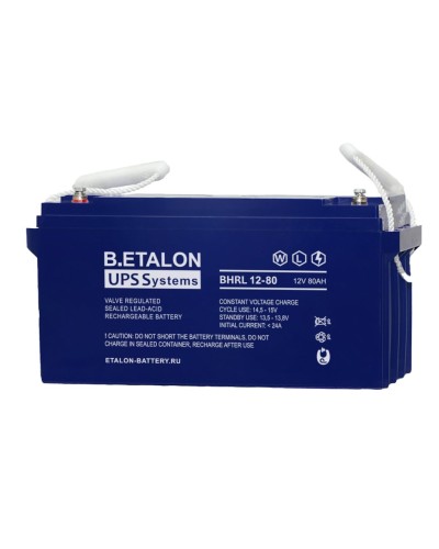 B.ETALON BHRL 12-80. Аккумулятор герметичный свинцово-кислотный. ETALON в Керчи