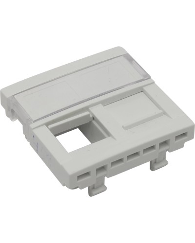 Вставка для 2-х модулей под RJ-45 кат.5e UTP, белая (45971 SBR): Вставка для 2-х модулей в Керчи