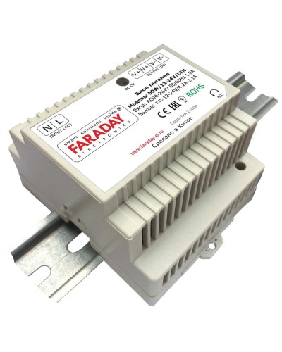 50W/12-24V/DIN. Блок питания. FARADAY в Керчи