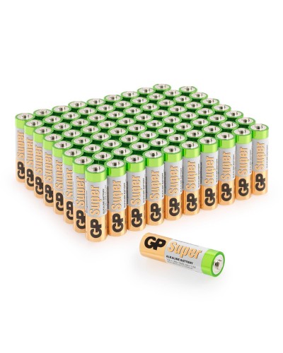 GP Super Alkaline 15A AA (GP 15A-2CRVS80), упак. 80 шт.. Алкалиновые батарейки. GP Batteries в Керчи