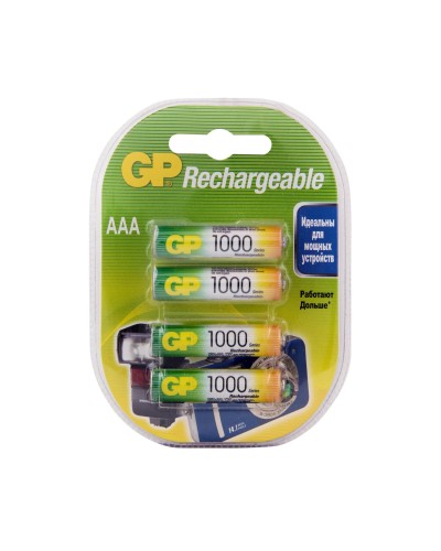 GP 100AAAHC AAA (GP 100AAAHC-2DECRC4), упак. 4 шт.. Перезаряжаемые аккумуляторы. GP Batteries в Керчи
